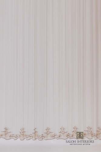 Тюль "ЛЭРРИ" Арт RS01A572-J-B Цвет Гр. розовый рапп 63см выс 290см Испания